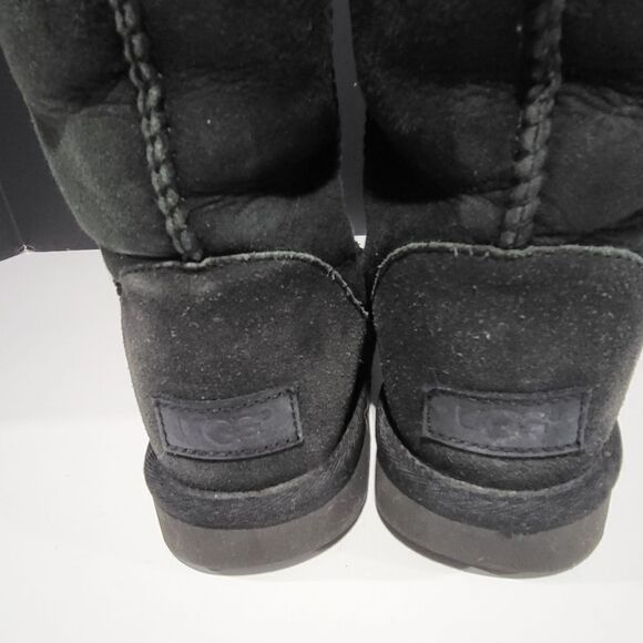 Ugg Size 6 Tall Black Boots - Picture 5 of 11